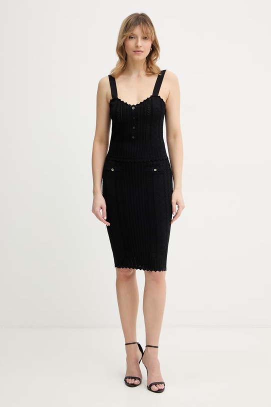 Fracomina top FR26ST4007K41601 czarny SS26