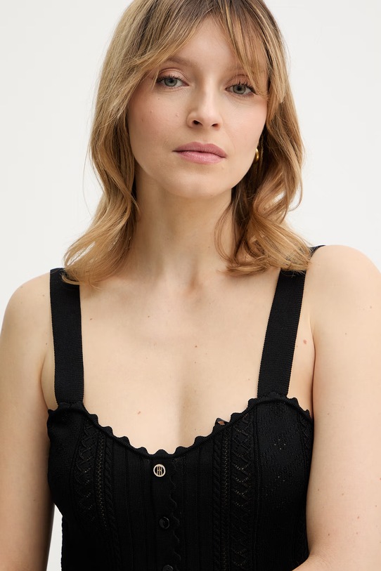 Fracomina top czarny FR26ST4007K41601