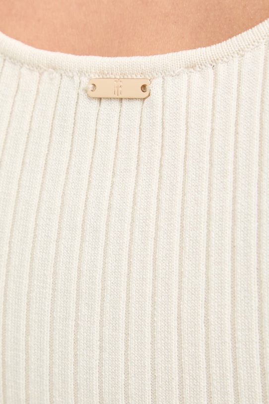 Fracomina top damski FJ26ST4004K56501 beżowy