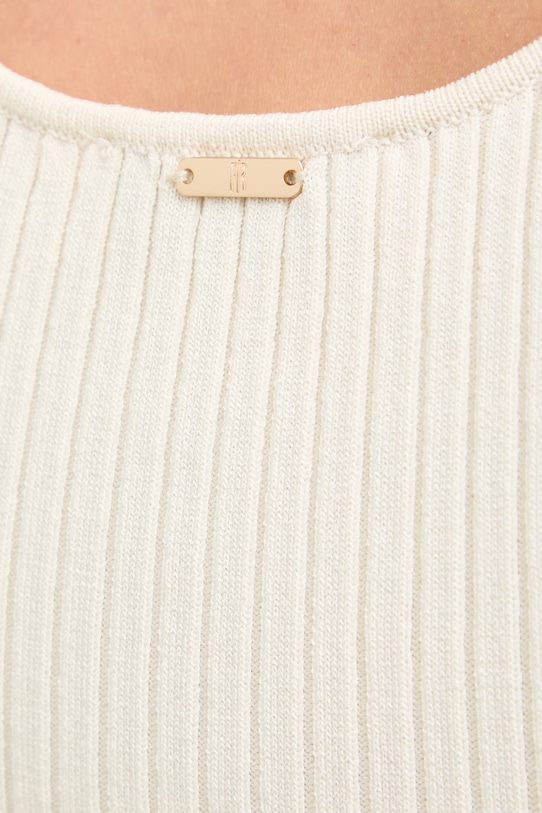 Fracomina top damski FJ26ST4004K56501 beżowy