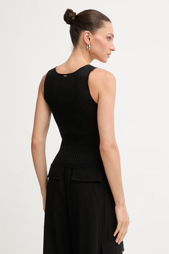 Odzież Fracomina top damskie FJ26ST4004K56501 czarny