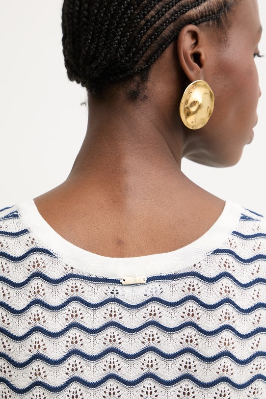 Fracomina top damski FS26ST4008K41501 biały