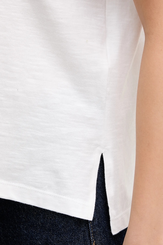 United Colors of Benetton t-shirt bawełniany 3BVXD10BY biały