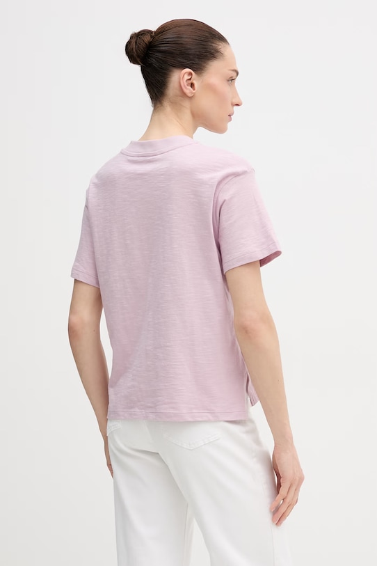 Odzież United Colors of Benetton t-shirt bawełniany 3BVXD10BY różowy