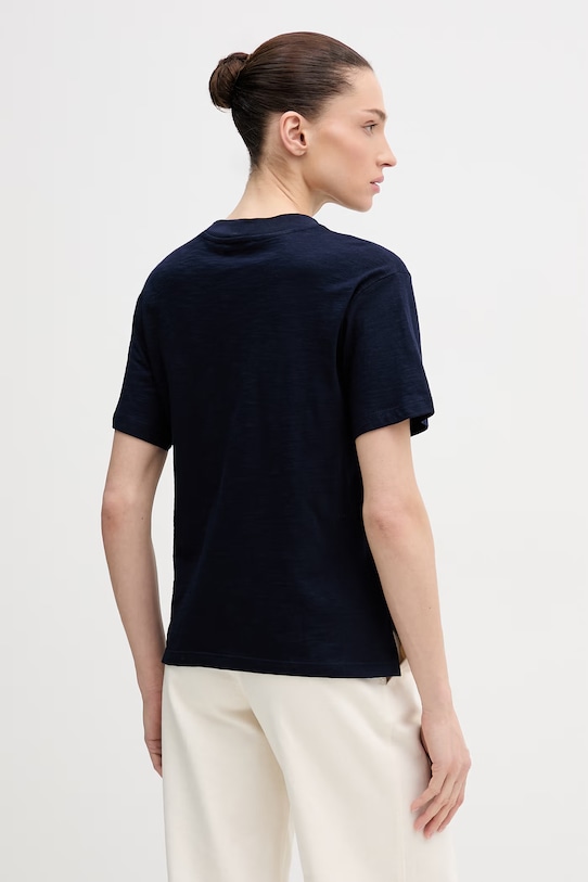 Oblečenie Bavlnené tričko United Colors of Benetton 3BVXD10BY tmavomodrá