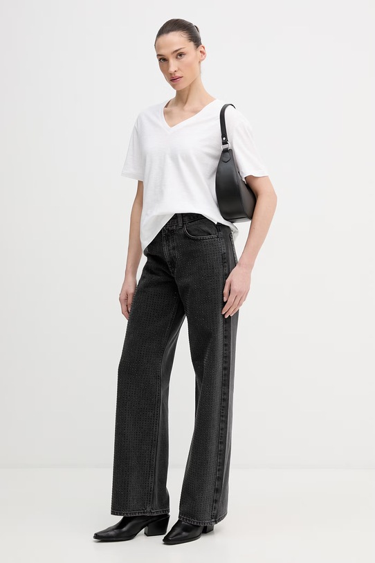 United Colors of Benetton t-shirt bawełniany 3BVXD4020 biały SS26