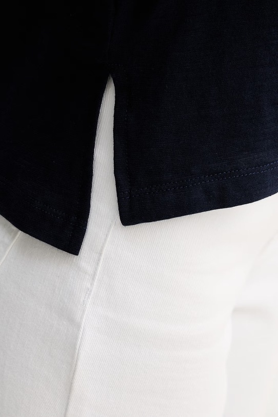 United Colors of Benetton t-shirt bawełniany 3BVXD4020 granatowy