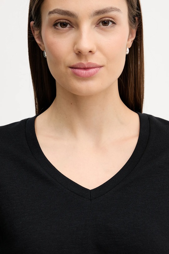 United Colors of Benetton t-shirt bawełniany czarny 3BVXD4020