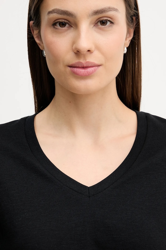 United Colors of Benetton t-shirt bawełniany czarny 3BVXD4020