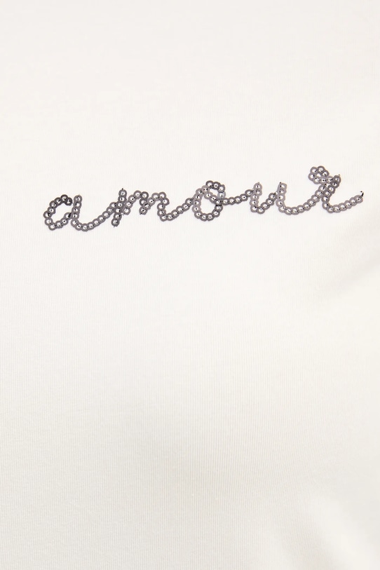 United Colors of Benetton t-shirt 3ECMD10C6 beżowy