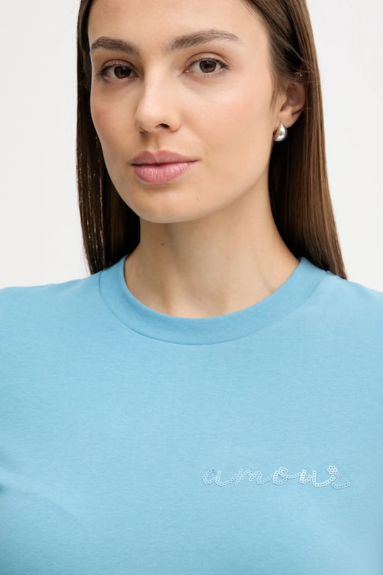 United Colors of Benetton t-shirt niebieski 3ECMD10C6