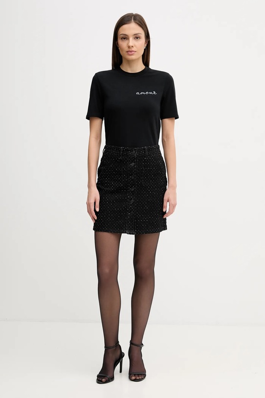 United Colors of Benetton t-shirt 3ECMD10C6 czarny SS26