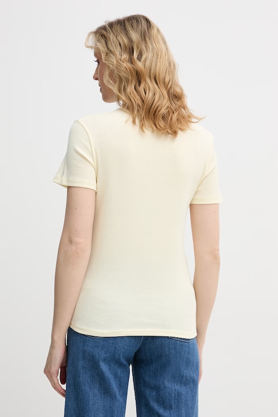 Odzież United Colors of Benetton t-shirt bawełniany 3GA8D10BX żółty