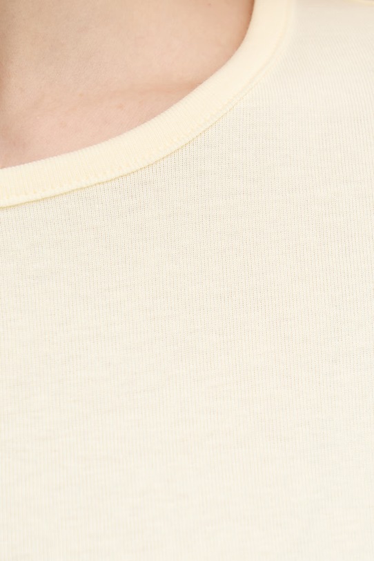 United Colors of Benetton t-shirt bawełniany 3GA8D10BX żółty
