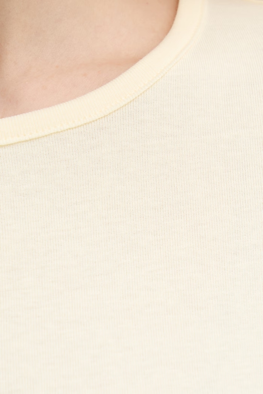 United Colors of Benetton t-shirt bawełniany 3GA8D10BX żółty