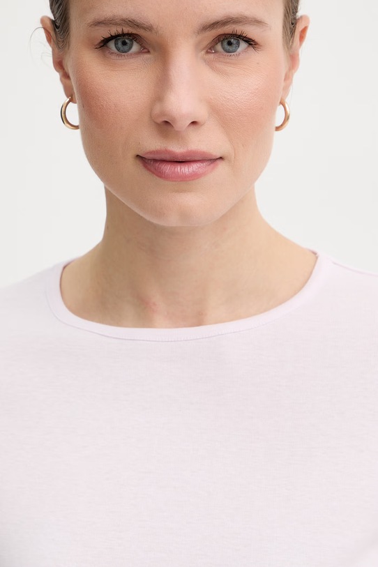 United Colors of Benetton t-shirt bawełniany różowy 3GA8D10BX