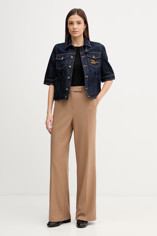 United Colors of Benetton t-shirt bawełniany 3GA8D10BX czarny SS26