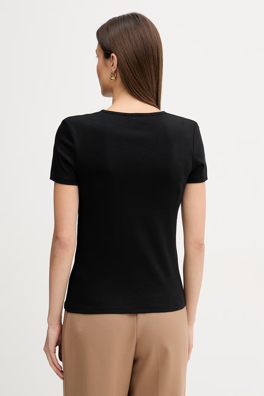 Odzież United Colors of Benetton t-shirt bawełniany 3GA8D10BX czarny