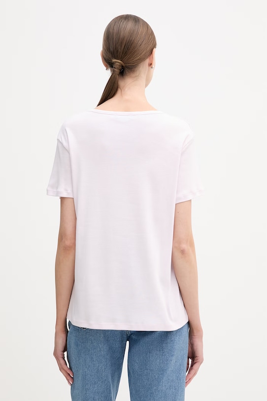 Odzież United Colors of Benetton t-shirt bawełniany 3GA8D4029 różowy