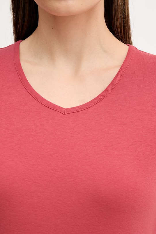 United Colors of Benetton t-shirt bawełniany 3GA8D4029 czerwony