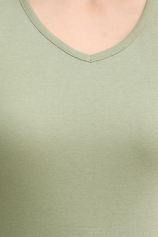 United Colors of Benetton t-shirt bawełniany 3GA8D4029 zielony