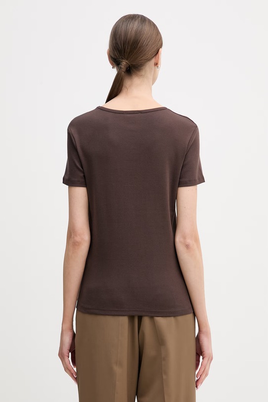 Odzież United Colors of Benetton t-shirt bawełniany 3GA8D4029 brązowy