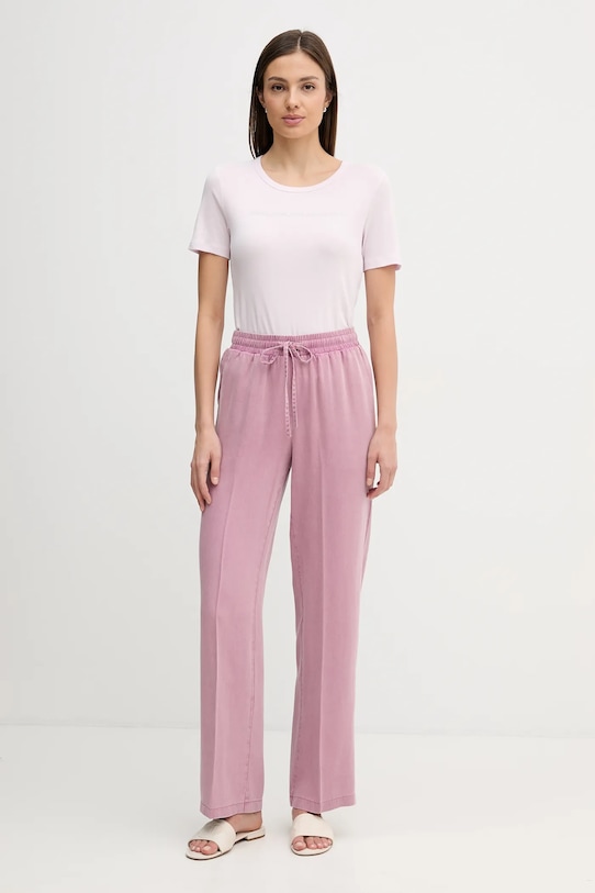 United Colors of Benetton t-shirt bawełniany 3GA8E16A2 różowy SS26