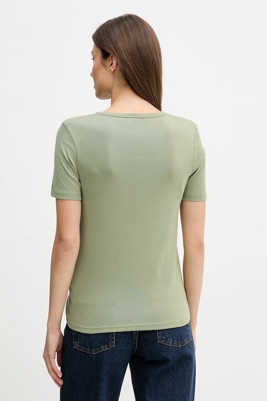 Odzież United Colors of Benetton t-shirt bawełniany 3GA8E16A2 zielony