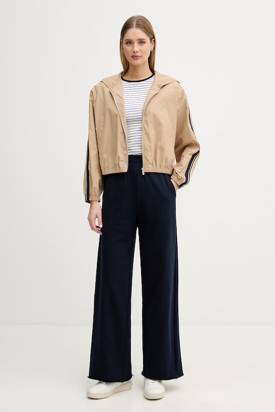 United Colors of Benetton t-shirt damski bawełniany 339PD10BX biały SS26