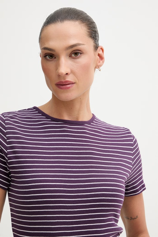 United Colors of Benetton tričko dámské bavlněné fialová 339PD10BX