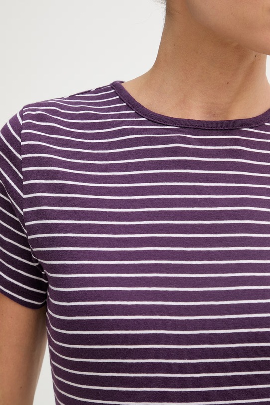 United Colors of Benetton tričko dámské bavlněné 339PD10BX fialová