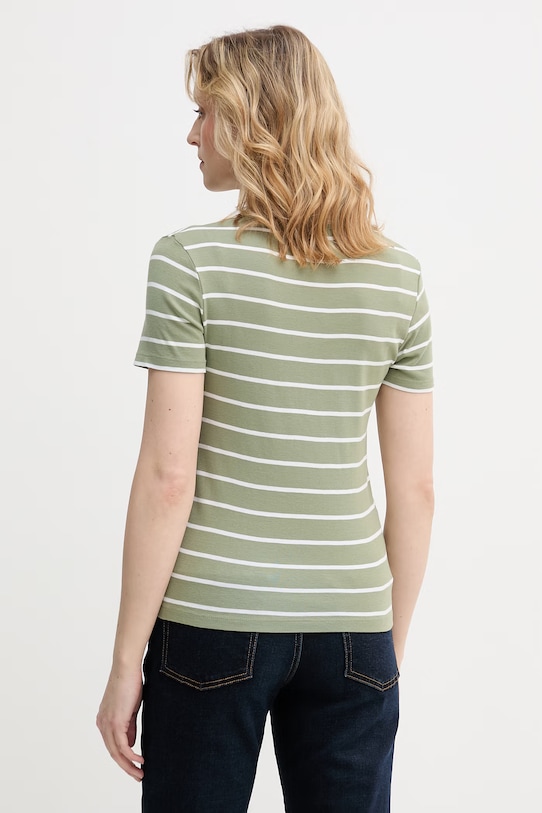 Odzież United Colors of Benetton t-shirt damski bawełniany 339PD10BX zielony