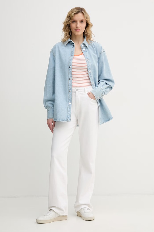 United Colors of Benetton Τοπ Γυναικείο Βαμβακερό 339PDH018 πορτοκαλί SS26