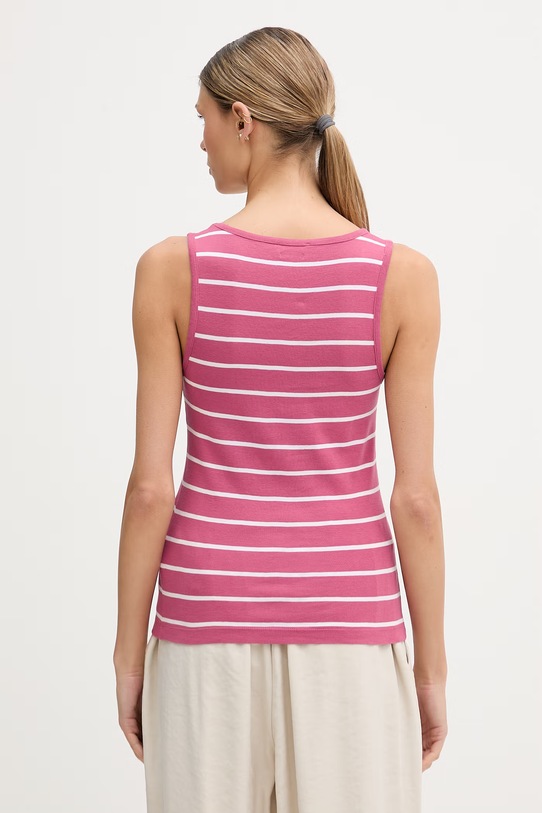 Odzież United Colors of Benetton top damski bawełniany 339PDH018 różowy