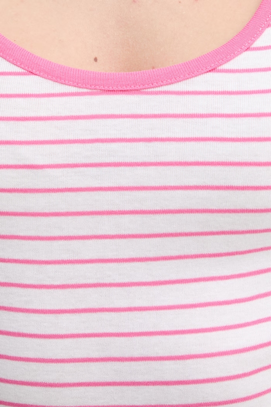 United Colors of Benetton top damski bawełniany 339PDH018 różowy