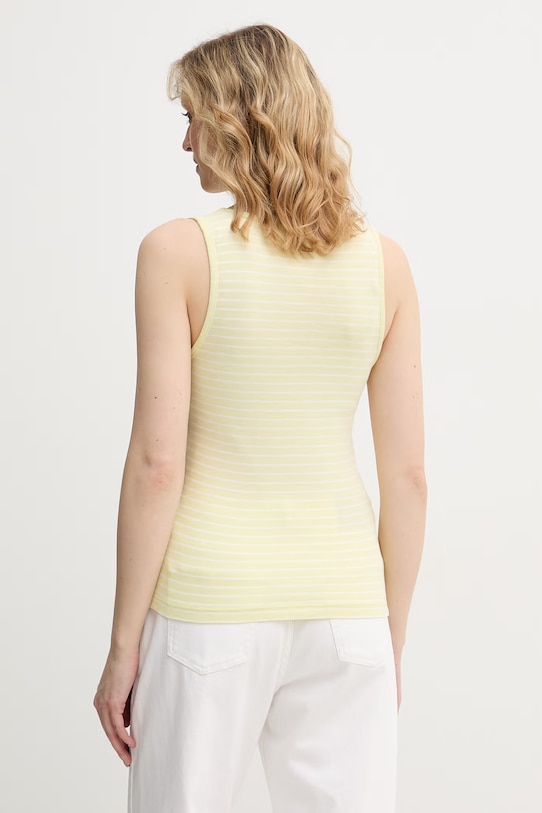 Oblečenie United Colors of Benetton top dámsky bavlnený 339PDH018 zelená