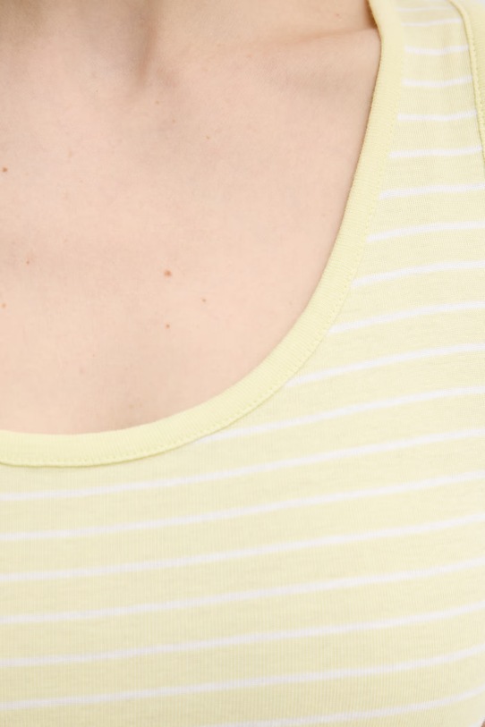 United Colors of Benetton top dámsky bavlnený 339PDH018 zelená