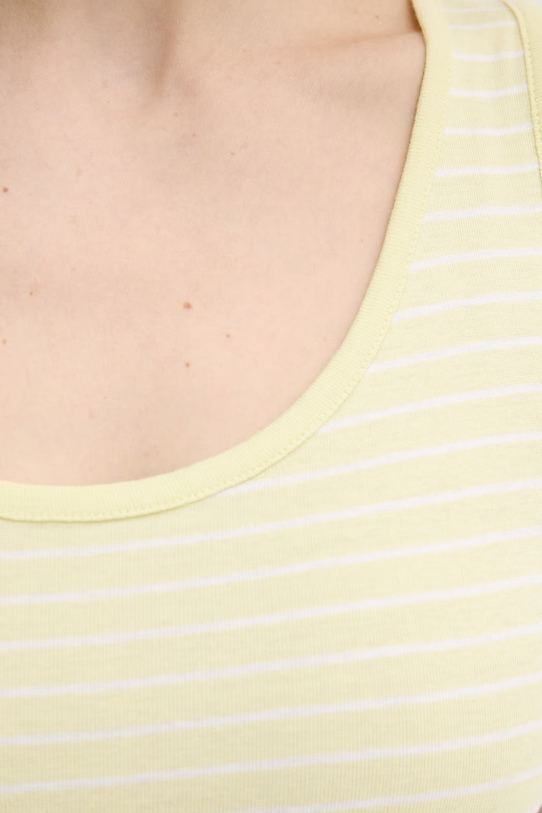 United Colors of Benetton top dámsky bavlnený 339PDH018 zelená