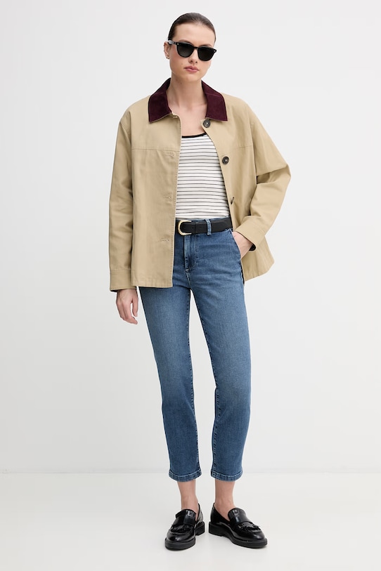 United Colors of Benetton top damski bawełniany 339PDH018 czarny SS26