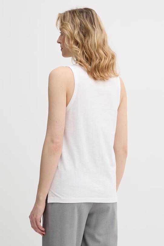 Odjeća United Colors of Benetton top za žene od pamuka 3BVXDH01A bijela