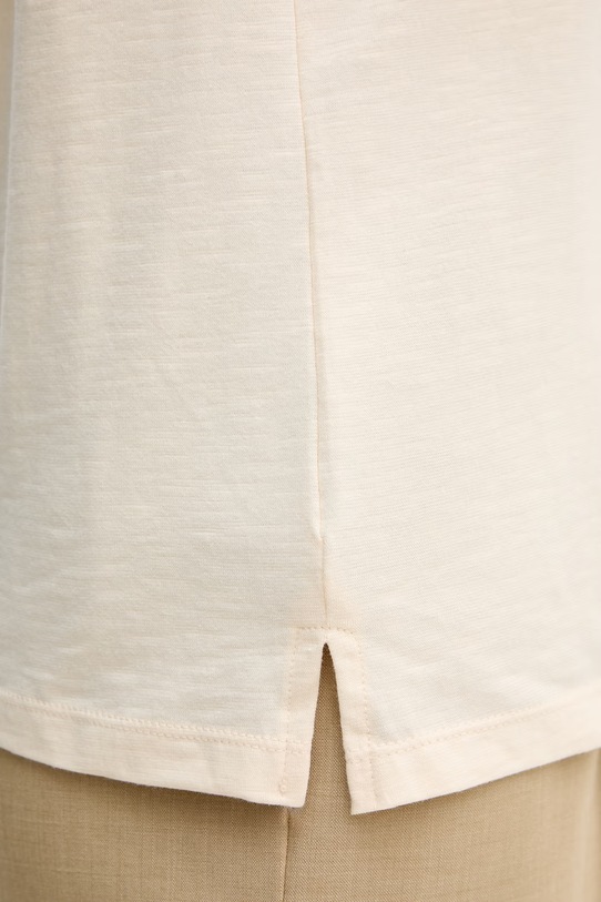 United Colors of Benetton top za žene od pamuka 3BVXDH01A bež