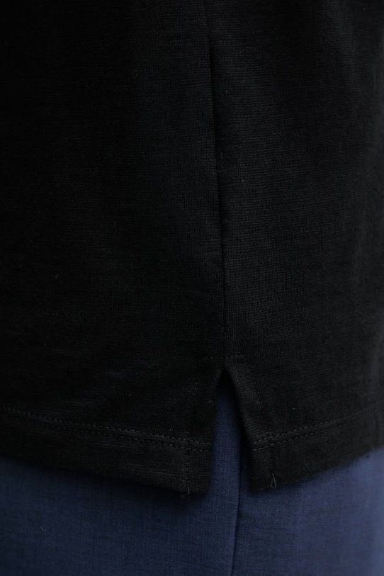 United Colors of Benetton Top za žene od pamuka 3BVXDH01A crna