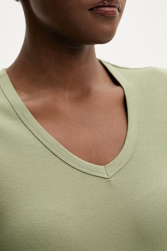 United Colors of Benetton Kratka majica ženska z bombažem 3O4YD4028 zelena