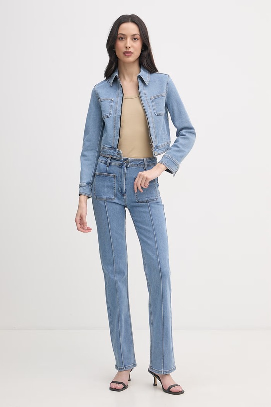 United Colors of Benetton топ жіночий бавовняний з еластаном 3O4YDH01B бежевий SS26