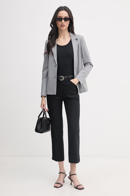 United Colors of Benetton top za žene od pamuka s elastanom 3O4YDH01B crna SS26