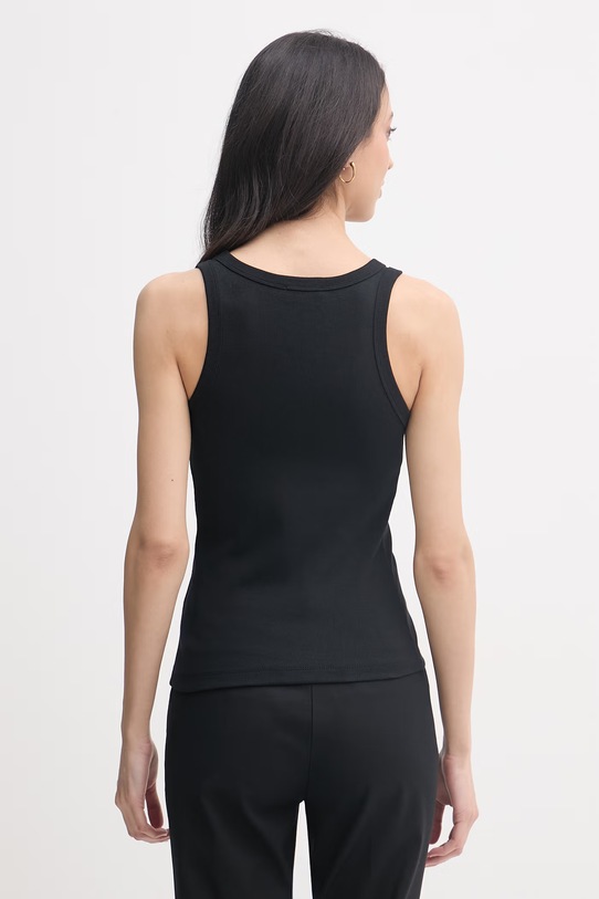 Odzież United Colors of Benetton top damski bawełniany z elastanem 3O4YDH01B czarny