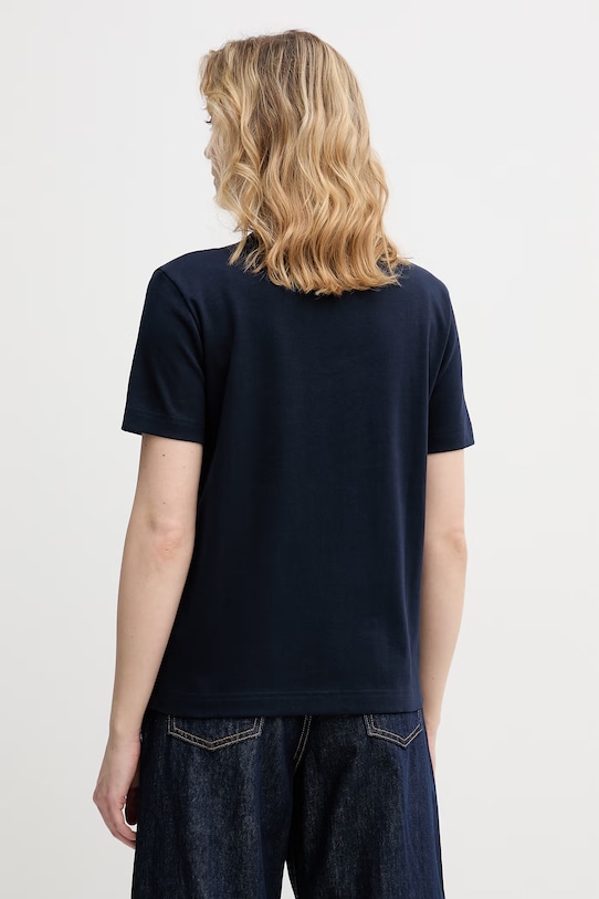 Odzież United Colors of Benetton t-shirt damski bawełniany 3T5BD10CA granatowy