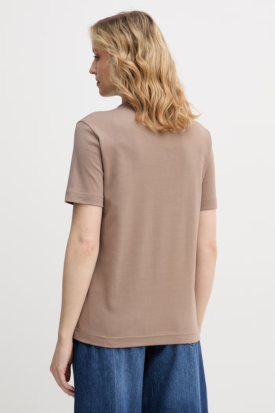 Îmbrăcăminte United Colors of Benetton tricou pentru femei, din bumbac 3T5BD10CA maro