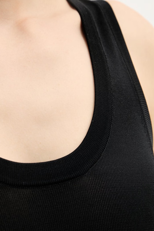 United Colors of Benetton top damski z wiskozą 198XDH01I czarny