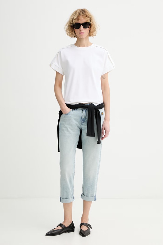 United Colors of Benetton tricou pentru femei, din bumbac 3IWTD10CL bej SS26